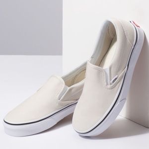 Slip on Vans true white/birch